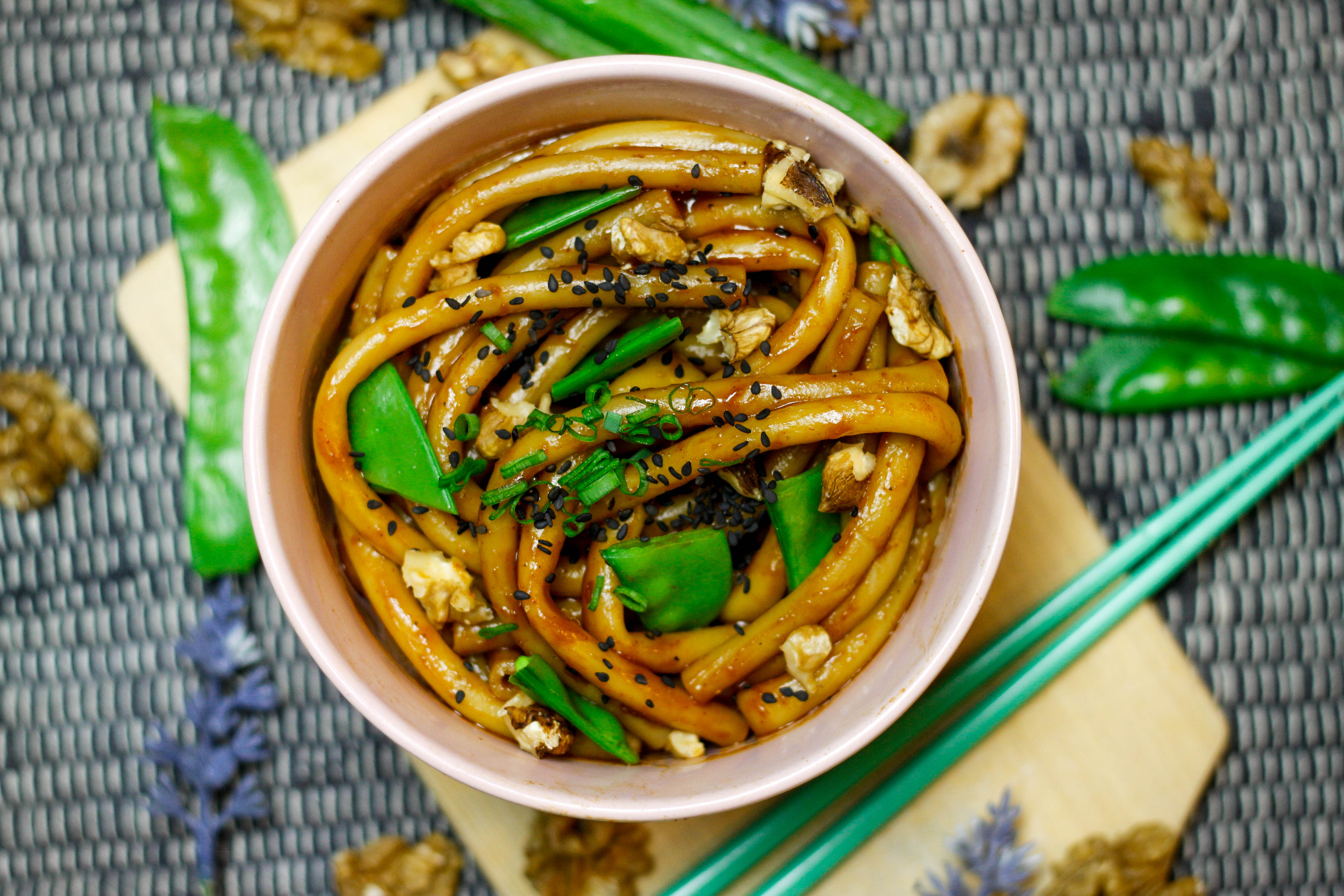 Kung Pao Nudeln Vegane Nudelrezepte