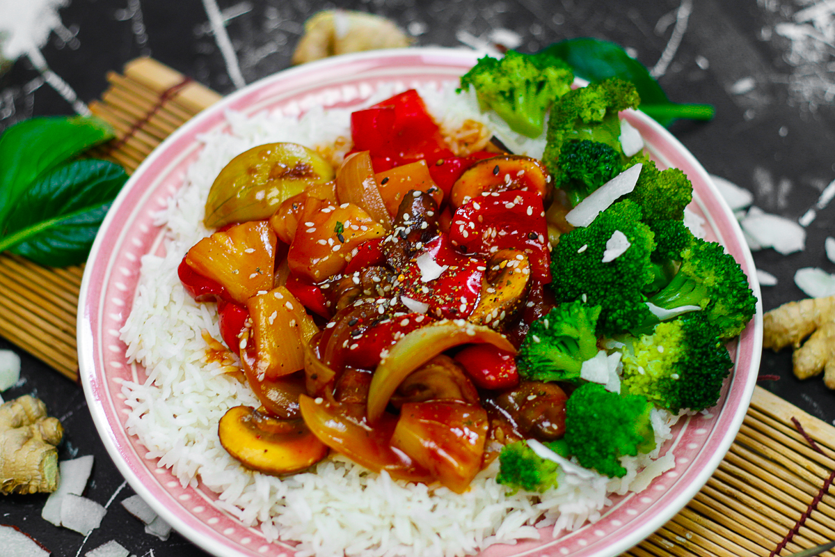 Süß Sauer Soße Vegan