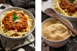 Vegane Soja-Bolognese
