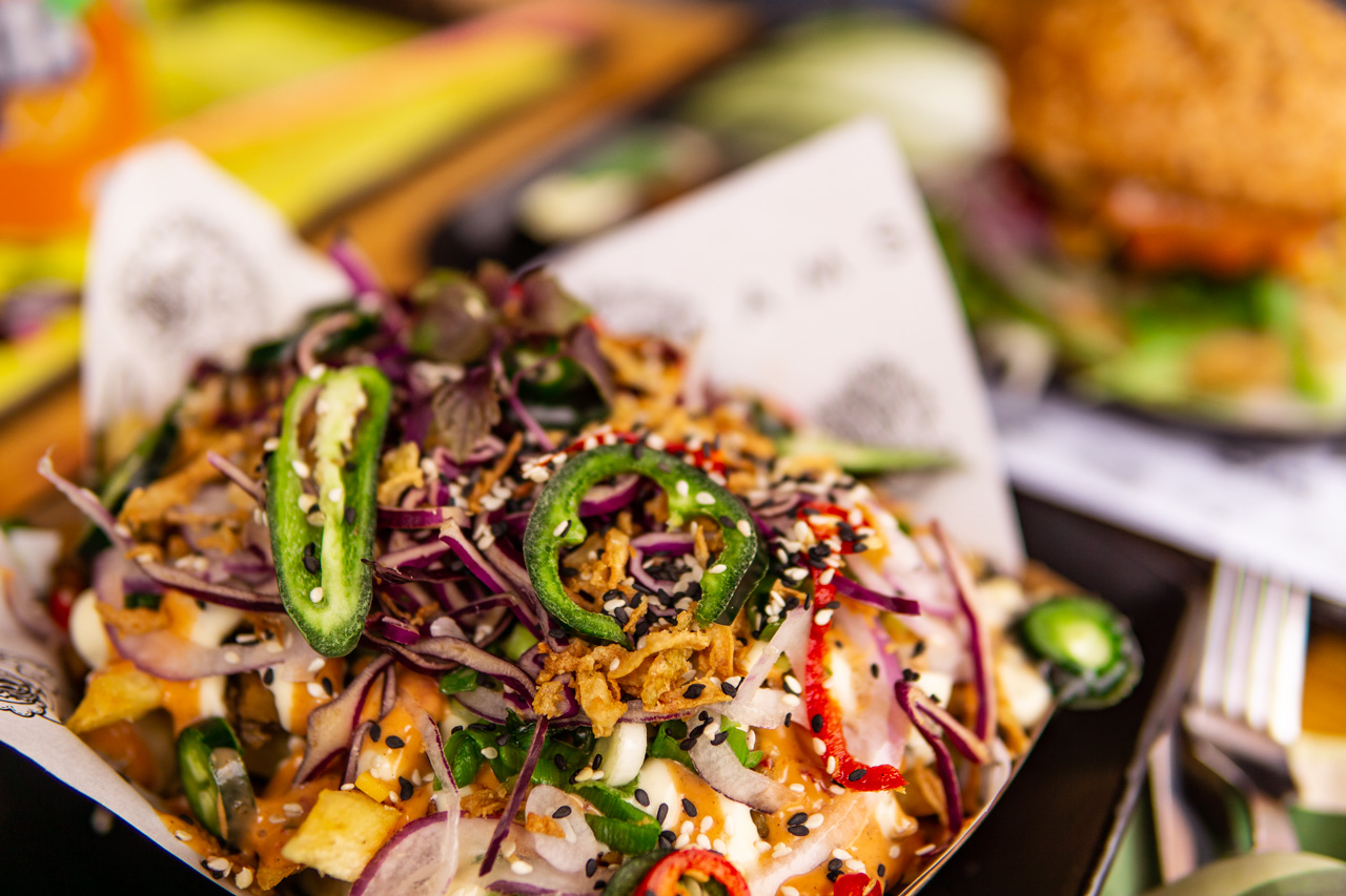 Amsterdam vegan essen Vegan Junk Food Bar Loaded Fries