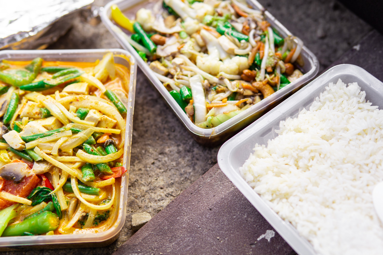 Amsterdam vegan essen Thai Snackbar Bird