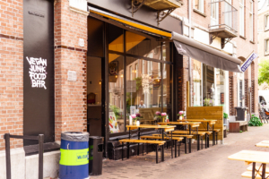 Amsterdam vegan essen Vegan Junk Food Bar Außenansicht