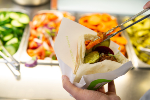 Amsterdam vegan essen Maoz Falafel