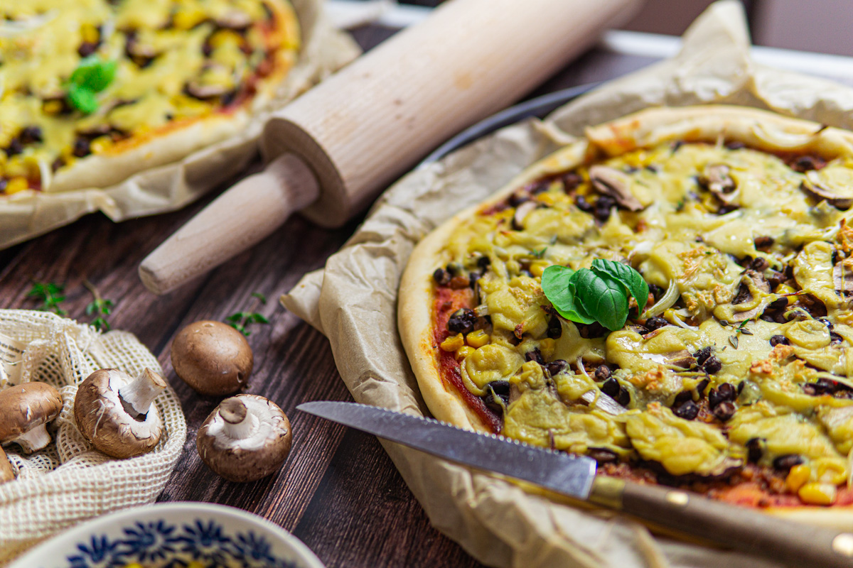 Tex-Mex Pizza vegan