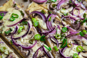 Veganer Flammkuchen Zutaten
