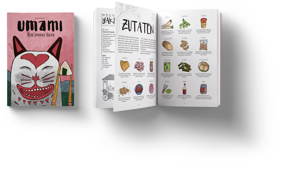 Mockup1 Umami Vegan Japanisch Kochen Buch 1