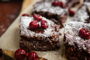 Veganer Schoko-Kirsch Kuchen